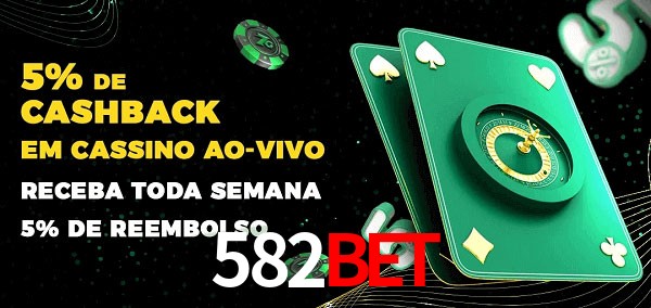 Promoções do cassino ao Vivo 582BET